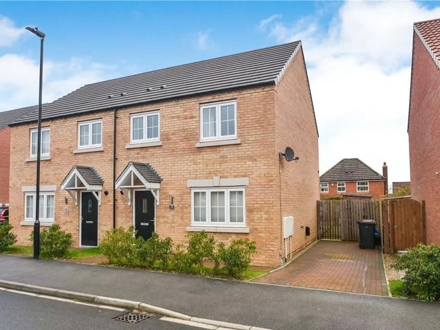 This three bedroom and two bathroom semi-detached house is for sale with Dacre Son & Hartley for £350,000