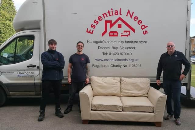 Essential Needs, a charity based in Harrogate, has teamed up with some of the area’s leading furniture stores to drive awareness and donations of second-hand furniture