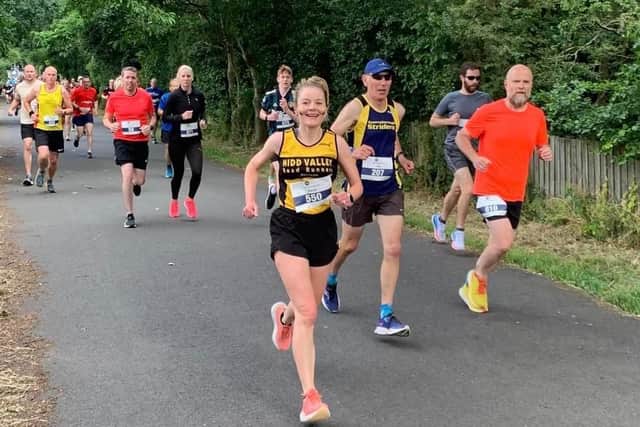 Harrogate runner Sarah Staiano, a brand business and development manager at local business Up and Running, is taking part in this year's Great North Run. (Picture contributed)