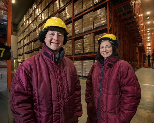 Marcus Boardall, chief executive of Reed Boardall, with finance director Sarah Roberts