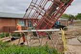 North Yorkshire Council has pumped almost 3,000 tonnes of grout into a void underneath Ripon Leisure Centre