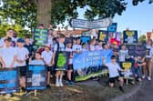 Children and parents have demonstrated against North Yorkshire Council's controversial home-to-school transport policy outside Appleton Roebuck Primary School near Tadcaster