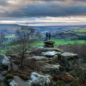 Looking out across Nidderdale from  Brimham Rocks. (Pic credit: Bruce Rollinson)