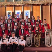 Tewit Youth Band at the National Youth Brass Band Championships, March 2024