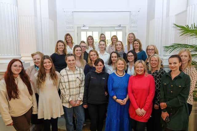 Female entrepreneurs at Windsor House in Harrogate - Representatives from Alchemy Media Limited, Limelight HR, The Notary Solution, Legacy Jewellery, Evolve Psychology Services, Impulse Decisions, Saxton Partners, Wild & Co and George Thomas Executive Search.