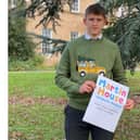 William Jarvis launches Christmas jumper fundraiser in aid of Martin House in memory of baby Emma.