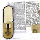 The Military Cross awarded to Second Lieutenant William Gilbert Dyer of the Durham Light Infantry for conspicuous gallantry and devotion of duty, when leading his platoon in France in 1918, sold for £900.
