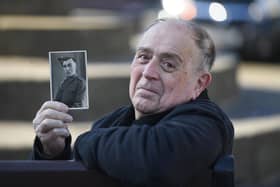 Malcolm Steel had a photograph of his father, Arthur Steel, who served with the 27th Dragoons and landed on Gold Beach on D-Day. He was at the proclamation in Knaresborough to remember his dad