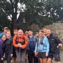 The 26-mile walk took place near Pateley Bridge in North Yorkshire.