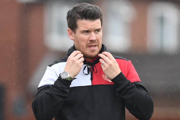 Knaresborough Town manager Simon Parkes. Pictures: Gerard Binks