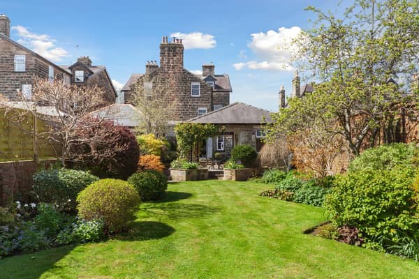 A rare opportunity to buy a central Harrogate Victorian home with a garden like this...