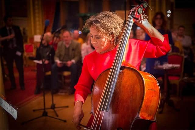Acclaimed double bass player Chi-chi Nwanoku of the Chineke! Orchestra who will star in the Grand Opening Concert of Harrogate Music Festival.