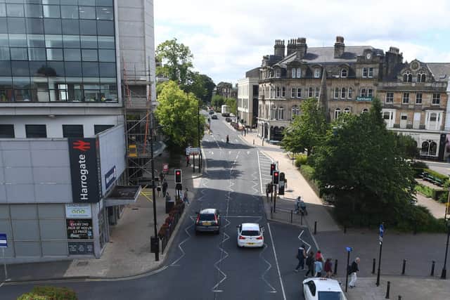 Station Parade in Harrogate is at the heart of the controversial £11.2 million Gateway proposals. (Picture Gerard Binks)