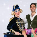 Three of the key cast members in Harrogate Theatre's magical family pantomime Dick Whittington which has already been enjoyed by hundreds of school children from across the district (Picture contributed)