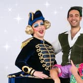 Three of the key cast members in Harrogate Theatre's magical family pantomime Dick Whittington which has already been enjoyed by hundreds of school children from across the district (Picture contributed)