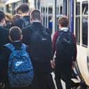 Youngsters community by rail.