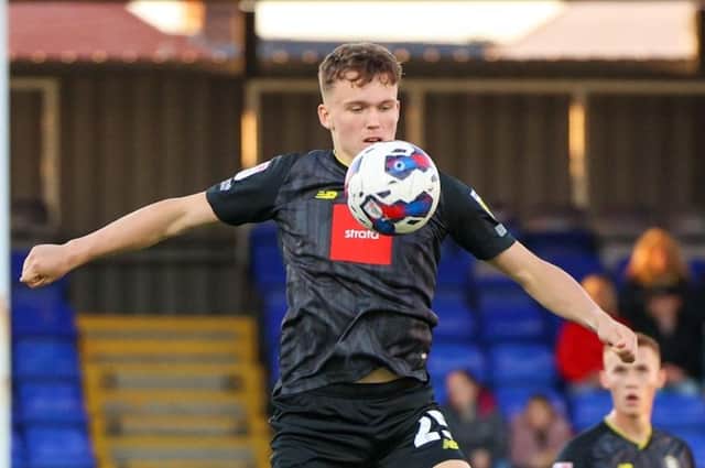 Young midfielder George Horbury has made just five first-team appearances for Harrogate Town during 2022/23. Pictures: Matt Kirkham