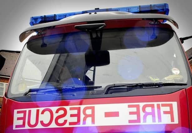 North Yorkshire firefighters responded to reports of a HGV lorry on fire on a major road in the Harrogate district