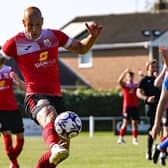 Adam Priestley has scored six goals for Knaresborough Town so far this season. Picture: Graham Finney/Knaresborough Town AFC