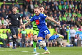 Jack Diamond in action for Harrogate Town during the 2021/22 season. Picture: Matt Kirkham