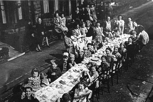Flashback to the way things used to happen - A street party from more than 50 years ago in Starbeck, Harrogate.