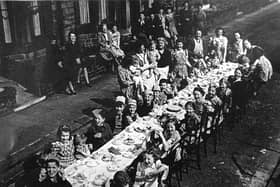 Flashback to the way things used to happen - A street party from more than 50 years ago in Starbeck, Harrogate.