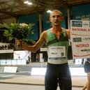 Harrogate's George Mills broke the British Indoor 3000m record recently at the the Meeting de l’Eure in France, winning that race by a huge 12-second margin. Picture: Submitted