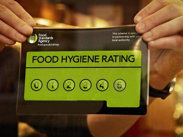 A takeaway in Knaresborough has been given a three out of five food hygiene rating by the Food Standards Agency