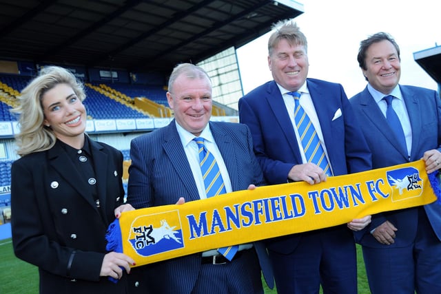 Caroline and John Radford appoint manager Steve Evans and assistant manager Paul Raynor as the men to take Stags to League One. Evans came with a big reputation but was unable to get the job done.