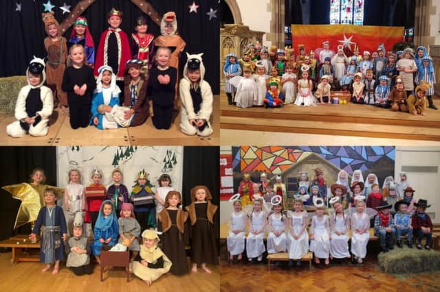 We take a look at 18 more photos of children in Christmas nativity plays at schools across the Harrogate district