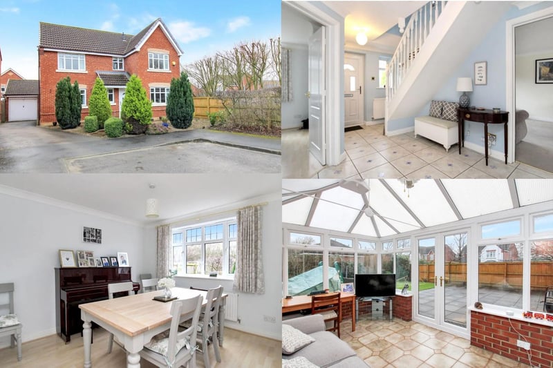 This four bedroom detached house is for sale at the guide price of £370,000, with Hunters - Ripon.