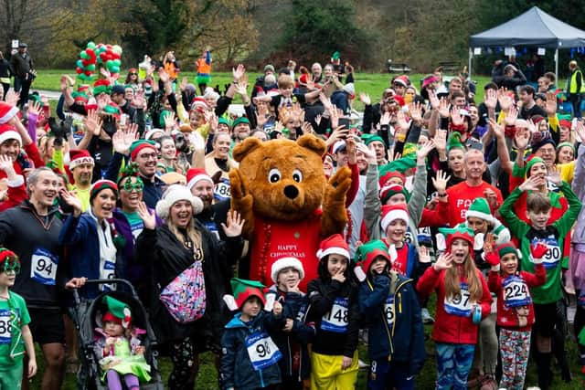 The Mental Elf 5k Fun Run at Conyngham Hall in Knaresborough saw over 250 runners taking part, raising over £7,500 for mental health services across the Harrogate district