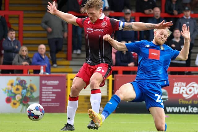 Harrogate Town striker Luke Armstrong has been starved of service in recent months.