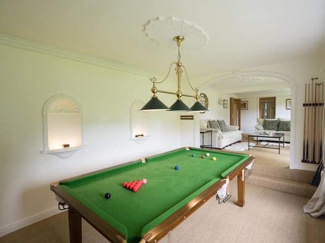 Flexible space used currently as a games room.