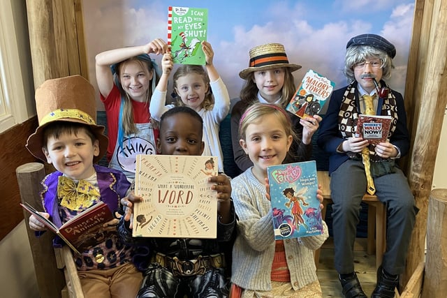 Pupils at St Peter’s Church of England Primary School dressed up as their favourite book characters