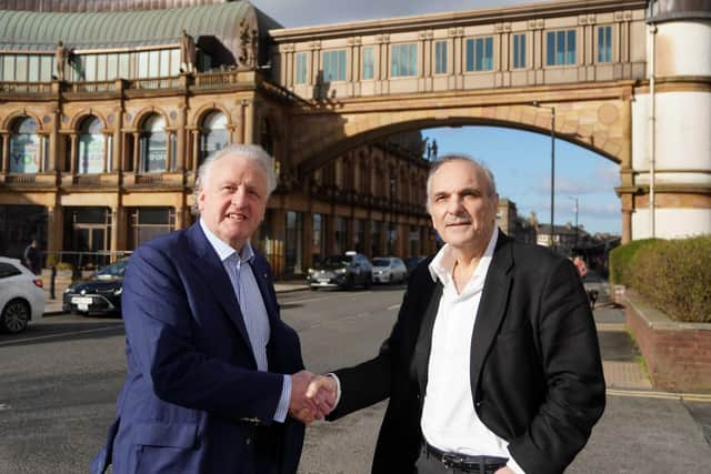 Opposed to £11.2m Harrogate Gateway project - Keith Tordoff MBE, left, Independent candidate to be Mayor of York and North Yorkshire, pictured with Richard Brown, the Reform UK candidate to be MP of Harrogate and Knaresborough. (Picture contributed)