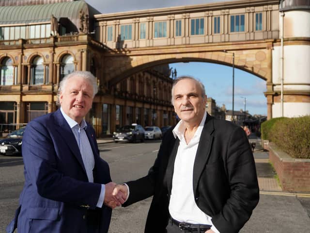 Opposed to £11.2m Harrogate Gateway project - Keith Tordoff MBE, left, Independent candidate to be Mayor of York and North Yorkshire, pictured with Richard Brown, the Reform UK candidate to be MP of Harrogate and Knaresborough. (Picture contributed)