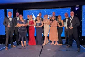 The winners of the Harrogate Advertiser Business Excellence Awards 2023 at the Pavilions of Harrogate