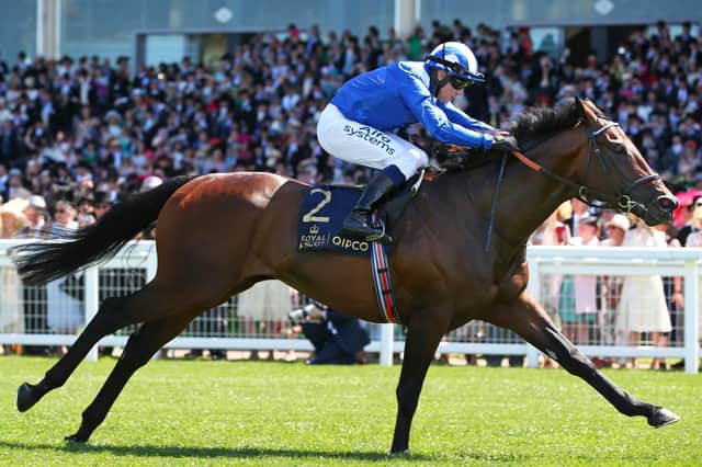 Baaeed on his way to winning the the Queen Anne Stakes at Royal Ascot earlier this year. Picture: Getty Images