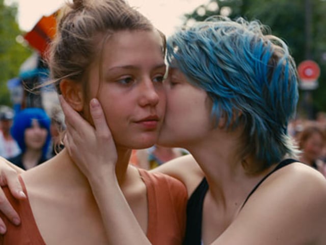 Blue Is The Warmest Colour follows French teen Adèle as she forms a strong emotional and sexual connection with an older art student Léa who she meets in a bar.