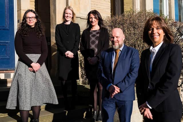 Fueling growth: left to right Brittany Dyer, Lisa Russell, Emma Weatherill, Neil Dring and Kate Banerjee. (Picture Paul David Drabble)