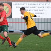 Mike Morris in action for Harrogate Railway during the 2022/23 campaign. Picture: Gerard Binks