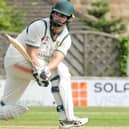 Greg Brown hit a half-century against Saltaire to help Collingham & Linton CC wrap up the Airedale & Wharfedale League Division One title. Pictures Steve Riding