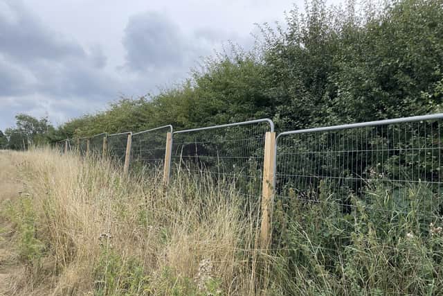 Harrogate resident Graeme Oliver, whose views are shared by a number of households in the Malham Drive area, said he was very concerned about the threat to the ancient hedgerow.(Picture contributed)