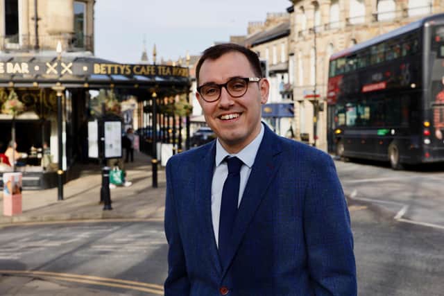 Tom Gordon, MP for Harrogate and Knaresborough, is concerned about the impact of continuous, disruptive roadworks on businesses in his constituency in recent months. (Picture contributed)