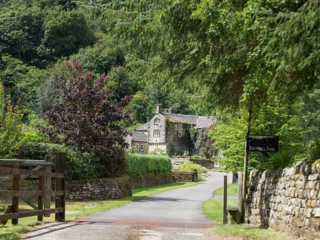 Looking onto the estate from a private drive way gives this property the extra 'grande' factor upon entrance.