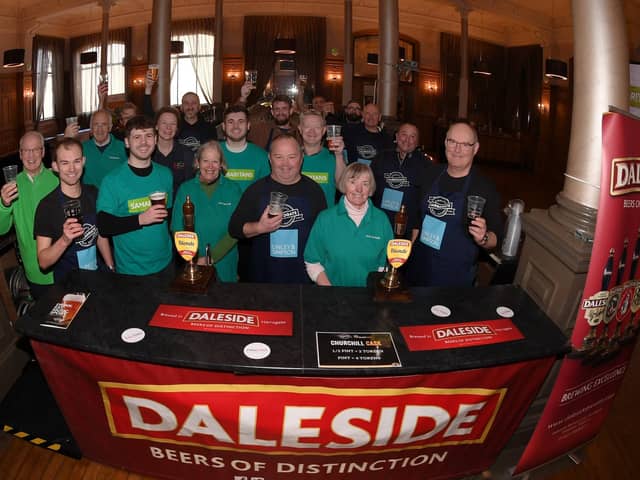 Flashback to last year's Harrogate Beer Festival at the Crown Hotel - The event supports several local charities, including Martin House Children's Hospice, Samaritans of Harrogate and District, Harrogate Easier Living Project (HELP), and Harrogate International Festivals. (Picture Gerard Binks)