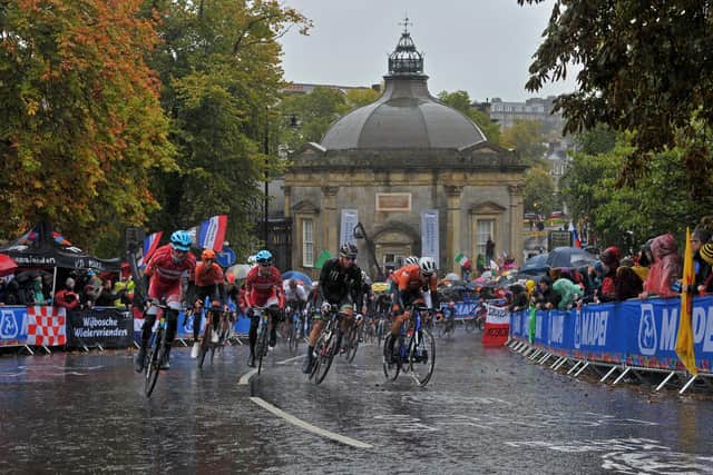 Flashback to 2019 - Among the biggest issues which have seen Coun Cooper squarely in the firing line are Harrogate’s hosting of the UCI world road cycling championships. (Picture Tony Johnson)