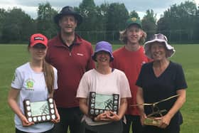 Members of Harrogate's St George's Archery Club's clout team. Picture: Submitted