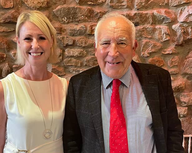 Adoption Matters CEO Susy White and Sir John Timpson